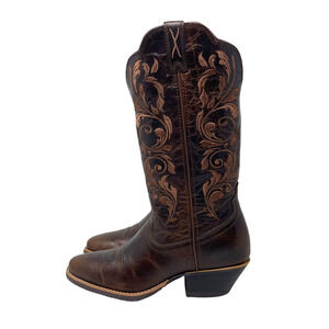 NWT Twisted X Women's Western 12" Boots - Cowboy Cowgirl - Chocolate Brown - 6